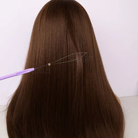 5 PCS Hair Extension Loop Needle Threader Pulling Hook Tool and Bead Device Tool Loop Threader for Hair or Feather Extensions