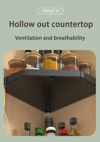 3-Tier Kitchen Seasoning Shelf Spice Countertop Rack