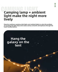 Multi-Functional Outdoor Camping Lamp with Light String