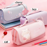School Supplies Kawaii Stationery School Pencil Cases for Girls Bags Pens Cute Korean Stationery Holsters Supply Store Aesthetic