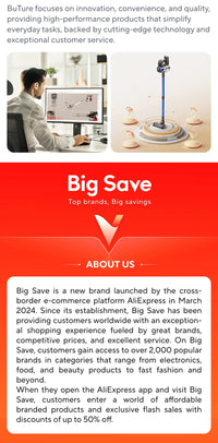 BUTURE VC80 Cordless Handheld Vacuum Cleaner 500W