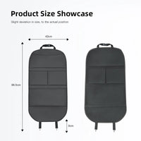 Leather Car Seat Back Protector Waterproof Kick Mat