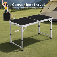 Portable Folding Camping Table with Adjustable Height