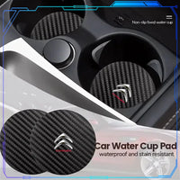 Car Cup Holder Mat Non-Slip Bottle Pad for Citroën