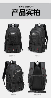 Travel backpack 40L waterproof lightweight outdoor hiking, men's and women's camping backpack