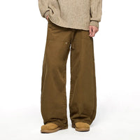 Men’s Wide-Leg Street Style Work Pants Autumn 2025