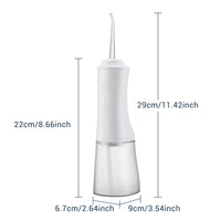 Portable Oral Irrigator Water Flosser + Electric Toothbrush Rechargeable Dental Water Jet Teeth Cleaning Whitening Oral Care Set