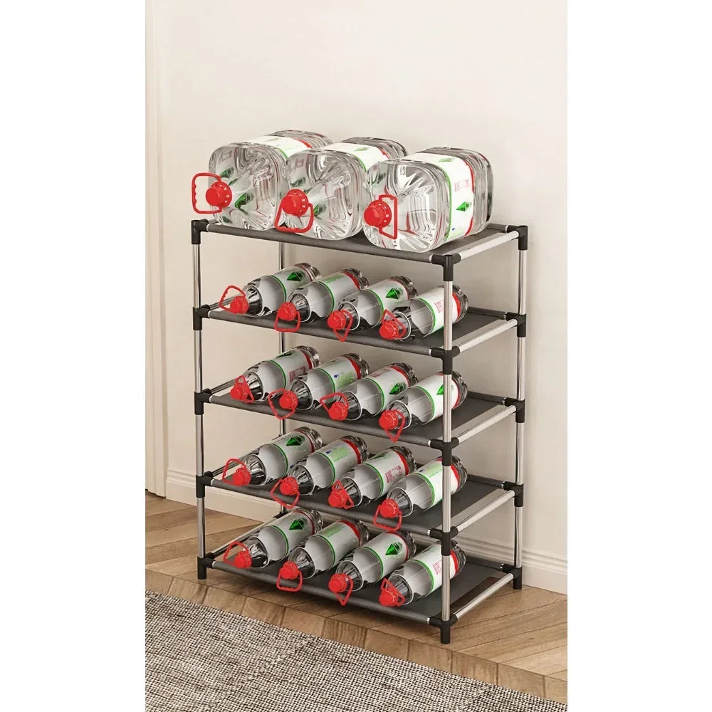 Metal Shoe Rack – Space Saving Black Shoe Storage Organizer