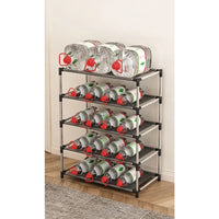 Metal Shoe Rack – Space Saving Black Shoe Storage Organizer