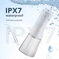 Portable Oral Irrigator Water Flosser + Electric Toothbrush Rechargeable Dental Water Jet Teeth Cleaning Whitening Oral Care Set