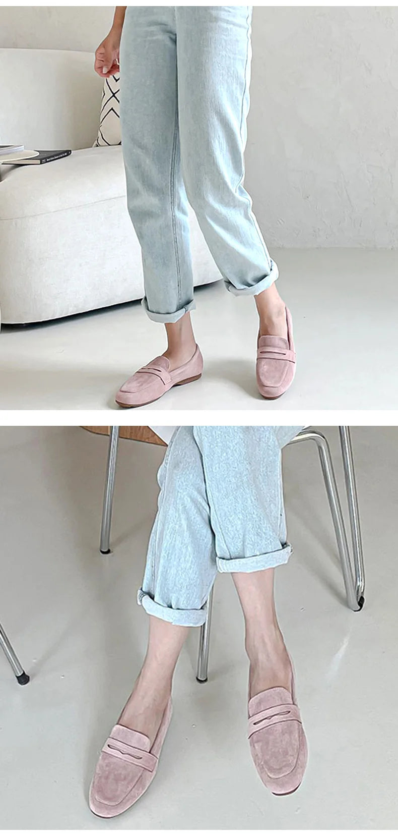New Women Flat Loafers Casual Spring Autumn Shoes