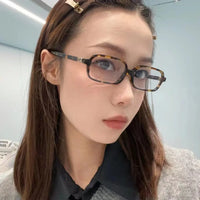 Retro Square Myopia Glasses – Unisex Prescription Eyewear