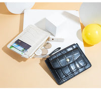 Mini PU Leather Wallet – Slim Short Coin Purse