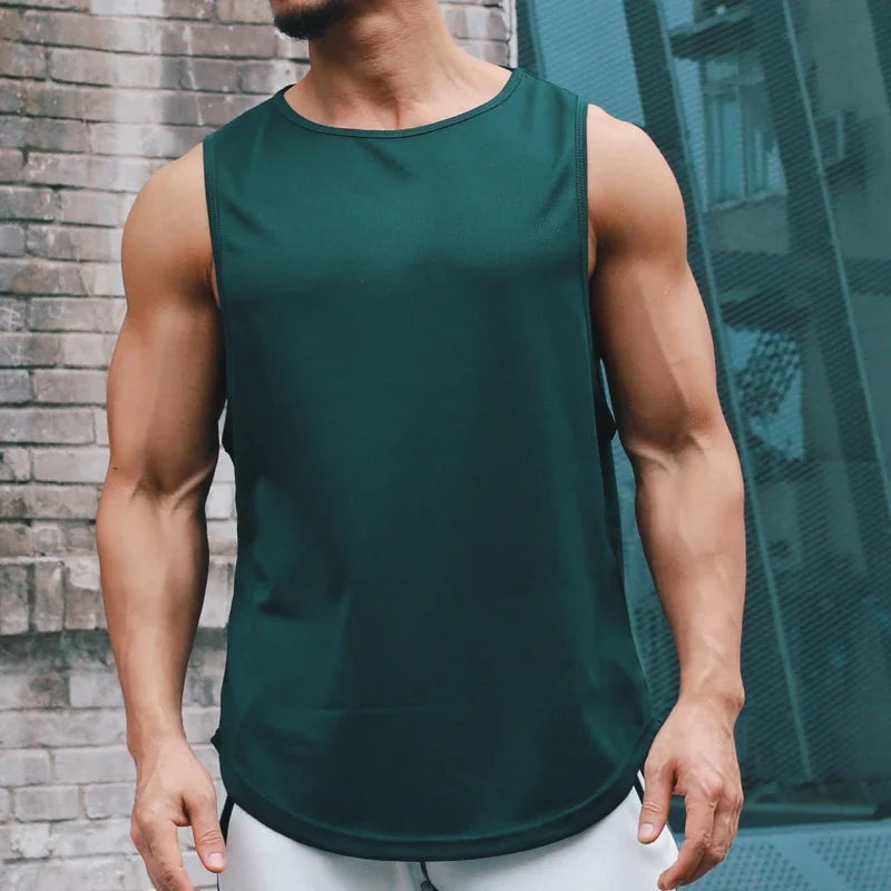 Men’s Gym Sleeveless Tank Top Basketball Vest