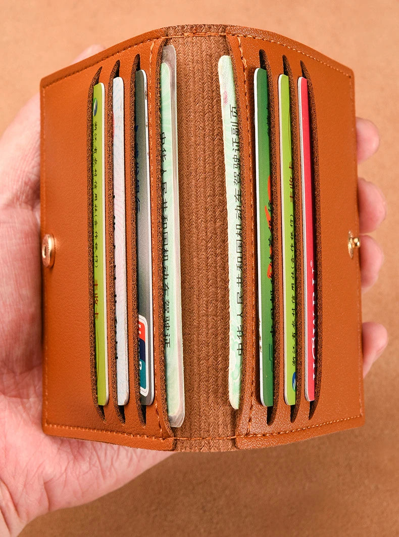 Women Men Credit Card Bag Ultra-thin Small Bank Card Driver's License Card Holder Wallet Male Simple Card Holder Bag