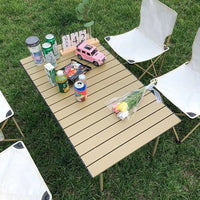 Portable Folding Camping Table for Outdoor BBQ & Picnic