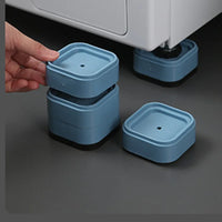 Washing Machine Shockproof Base Anti Vibration Feet Pads Rubber Legs Slipstop Silent Skid Raiser Mat Furniture Support Dampers