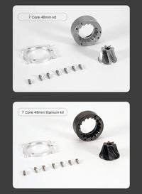 Replaceable Seven-core 48mm Burr 6-core 38mm Burr Espresso Electric Coffee Grinder Household Coffee Bean Grinder