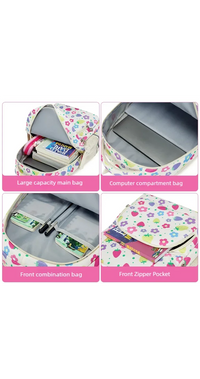 Schoolbags for Primary School Girls, Fashionable Backpacks, Large Capacity Junior High School Students, Versatile Backpacks