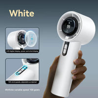 Xiaomi MIJIA Handheld High-speed Fan USB Charge Mini Portable 100 Speed Turbo Violent Small Outdoor Powerful Fan 3000mAh Battery