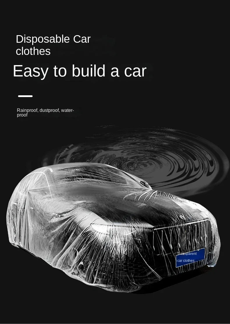 Disposable Car Dust Cover –Waterproof Sunshade Coat