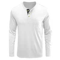 Men’s Casual Long Sleeve Elastic T-Shirt