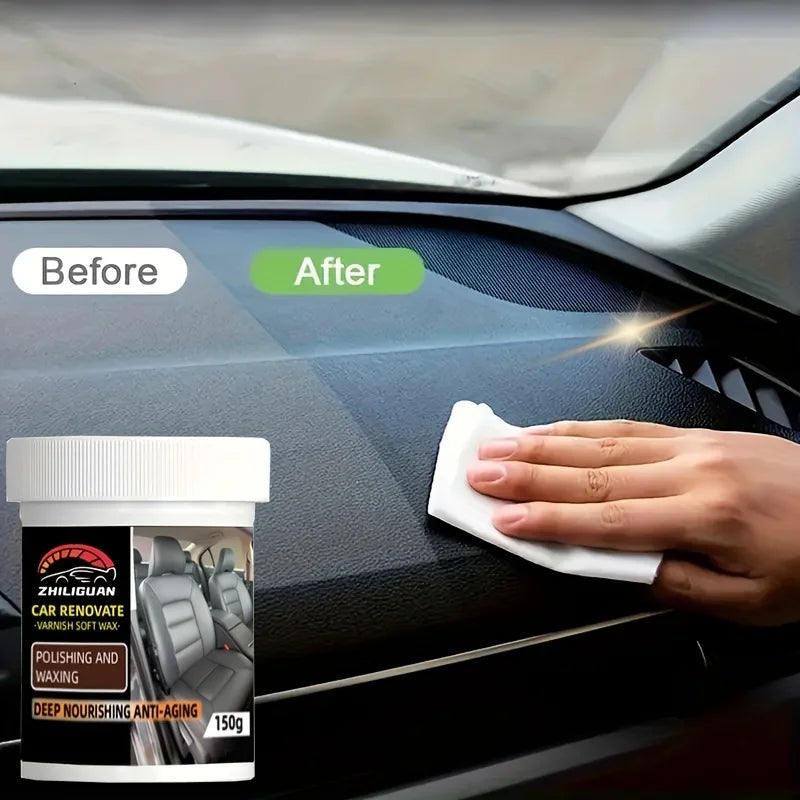 Car Refurbishment Cream Dashboard, Leather & Tire Care