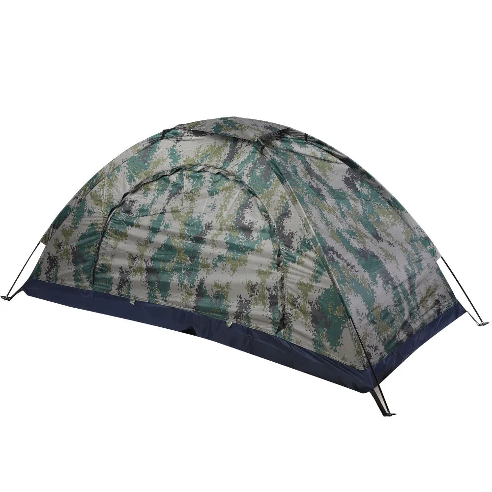 Single-Person Camping & Fishing Tent Windproof Canvas