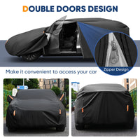 Universal Black Car Cover Dust & Sun Protection