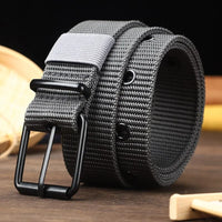 Canvas Pin Buckle Eyelet Belt Casual