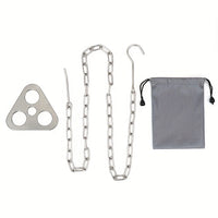 Portable Camping Gear and Equipment  Detachable Outdoor Barbecue Tripod Hanging Rack  Campfire Cooking Accessories Set