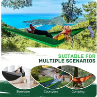 Portable Double Camping Hammock – Outdoor & Beach