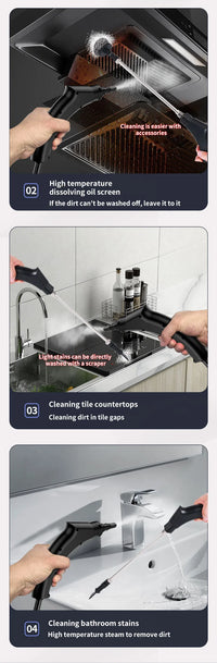 High Pressure Handheld Household Steam Cleaner