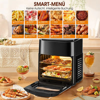 15L 1800W Large Electric Air Fryer Oven, LED Display