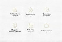 2300W Multifunctional Gas Stove for Outdoor Camping & Hiking