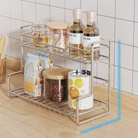 Double-Layer Kitchen Organizer Shelf – Waterproof Sink Storage