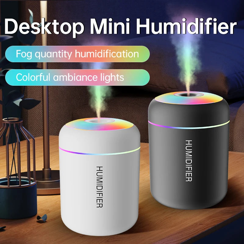 180ML USB Mini Air Humidifier & Essential Oil Diffuser