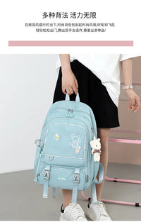 Children School Bags For Girls Large Schoolbag Kawaii Primary School Backpack Kids Book Bag Waterproof Laptop Travel Rucksack