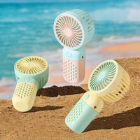 Cute Mini USB Handheld Fan – Portable Cartoon Design