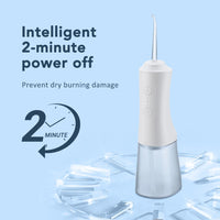 Portable Oral Irrigator Water Flosser + Electric Toothbrush Rechargeable Dental Water Jet Teeth Cleaning Whitening Oral Care Set