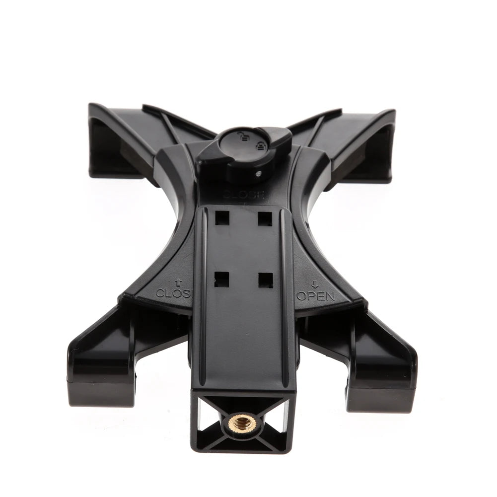 Universal Tablet Tripod Mount Clamp With 1/4"Thread Adapter For iPad 2/3/4/Air/Air2 /mini For Galaxy Tablet Phone Bracket Holder
