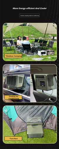 Outdoor Camping No Installation Mobile Air Conditioning Portable Parking Tent No Drainage Mini Refrigeration Air Conditioning