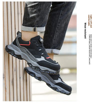 Men’s Steel Toe Safety Sneakers Anti-Smash Work Shoes