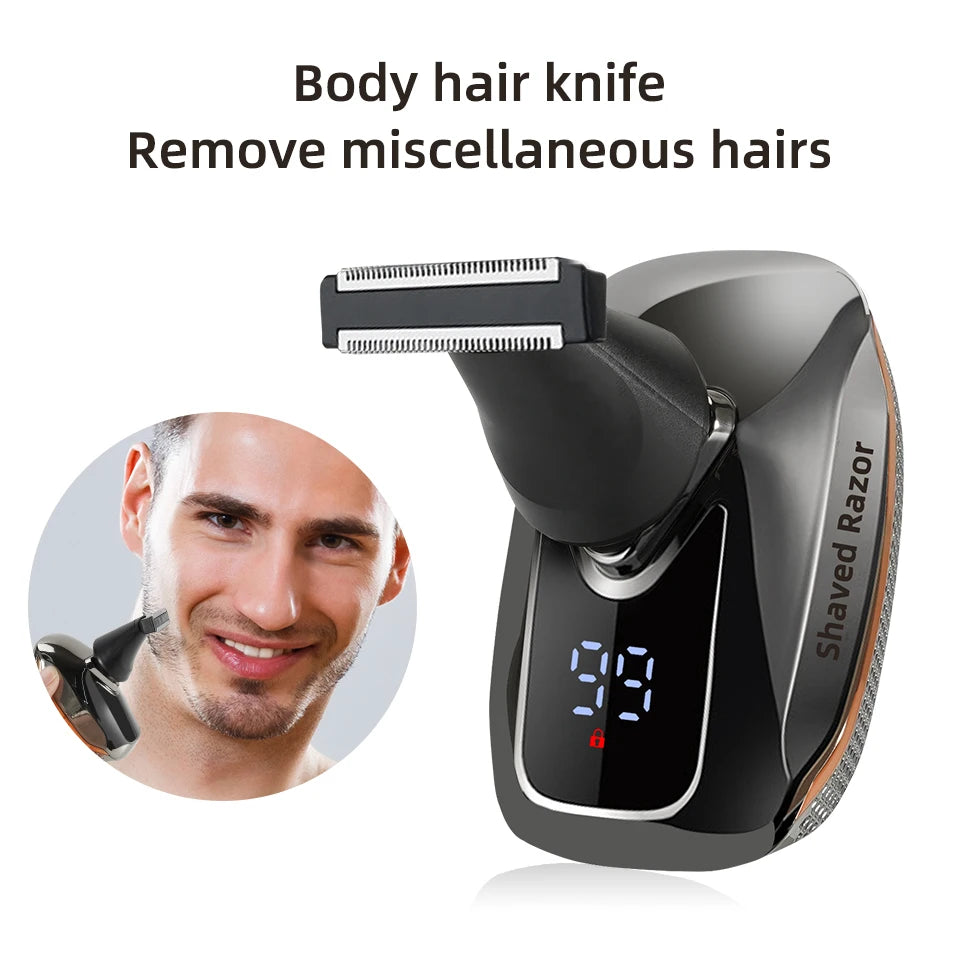 7D Electric Head Shaver for Bald Men