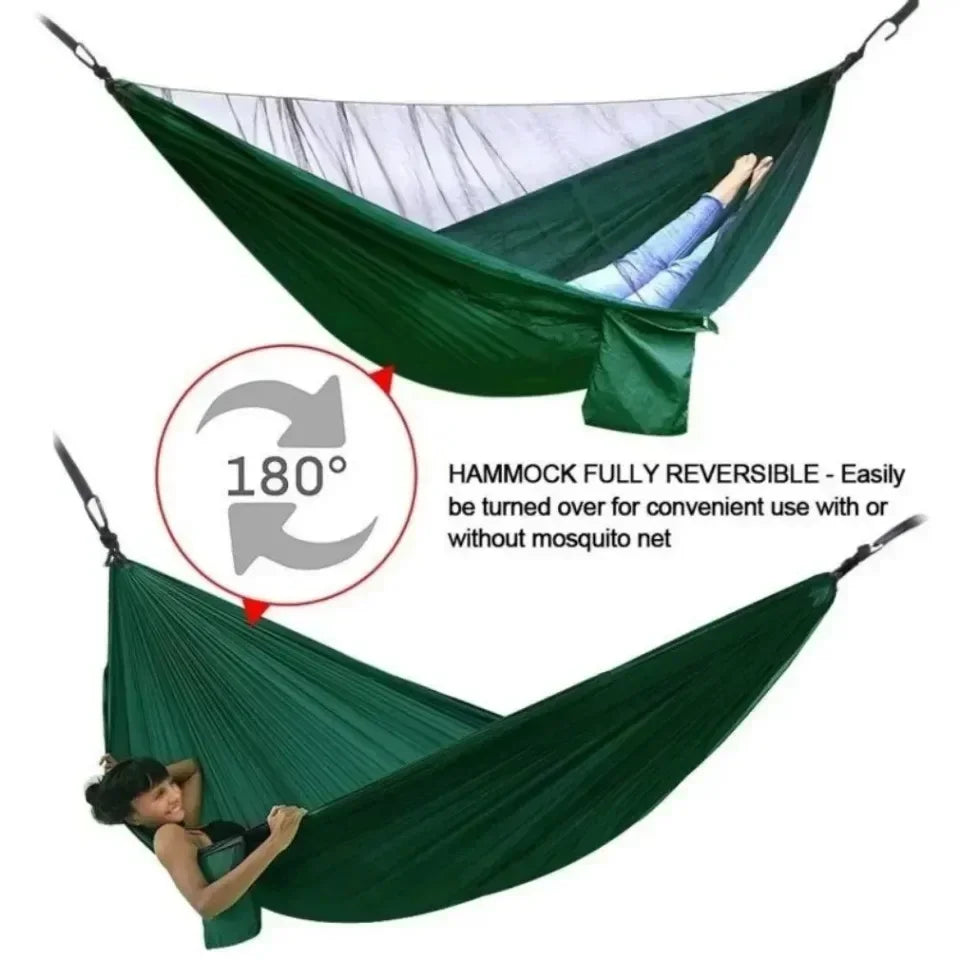 2-Person Camping Hammock with Mosquito Net – Portable Tent