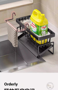 Kitchen Sink Rack Organizer – Storage Shelf Solution