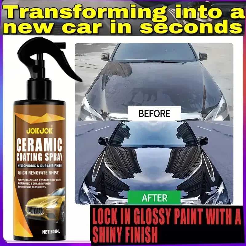 200ml Car Ceramic Coating Spray – Hydrophobic Protection