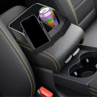 Car Seat Organizer with Cup Holders Storage Console