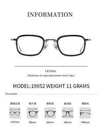 Titanium Eyeglass Frames – Ultra-Light Retro