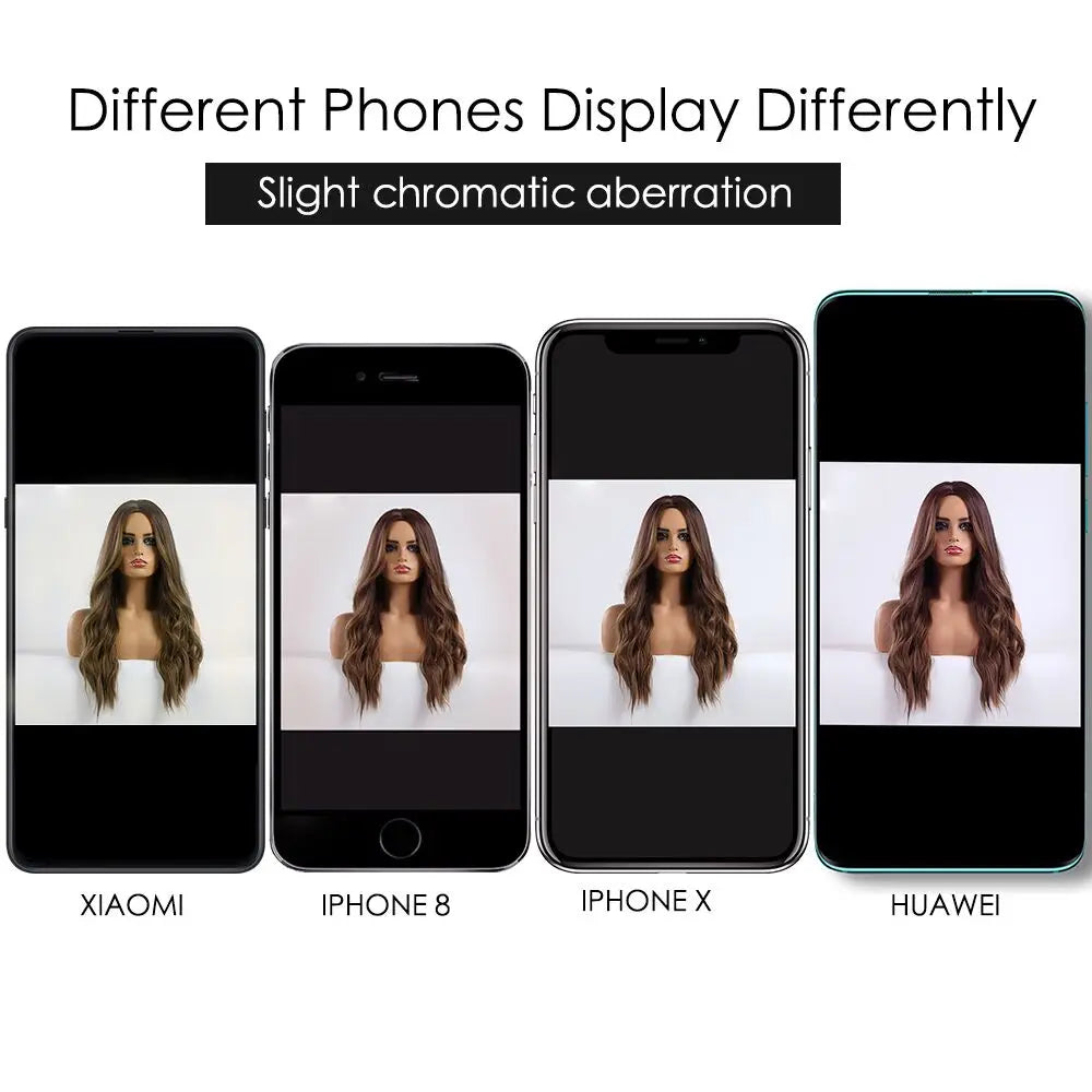 Reddish Brown Straight Layered Synthetic wig with Bangs Long hair Copper Ginger Wig for Women Daily Use Heat Resistant Wigs